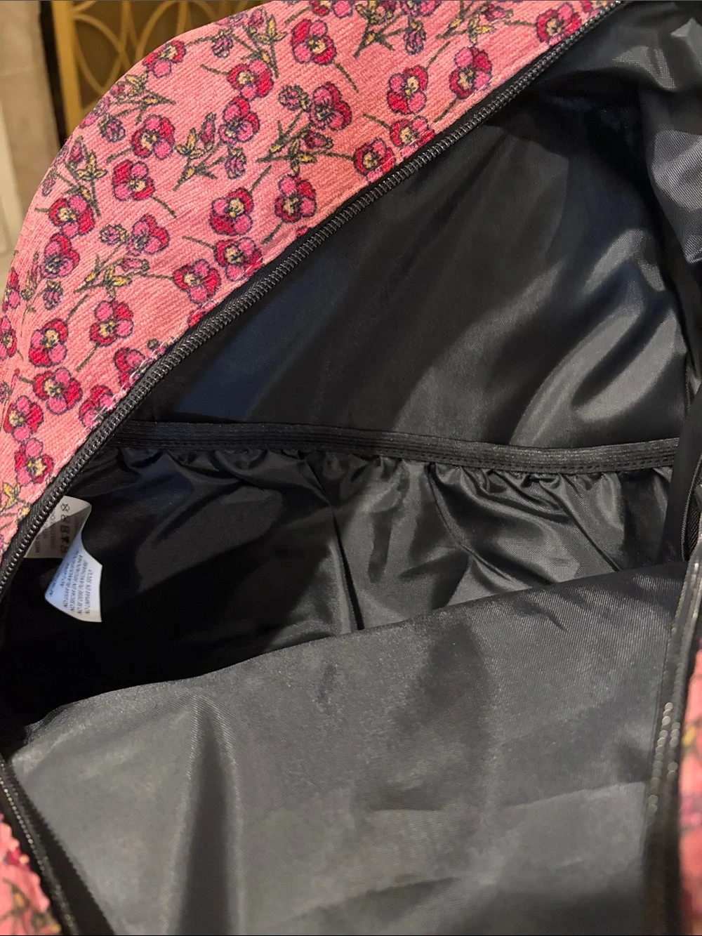 RSQ Floral Channel Cord Backpack/NWT
